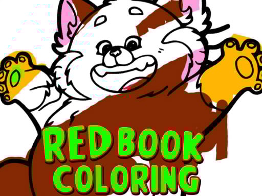 Libro para colorear rojo