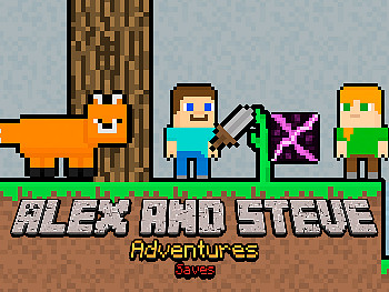 Alex and Steve Adventures Saves - Y8 Games