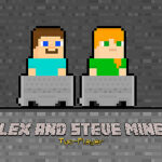 Alex und Steve Miner Zwei Spieler