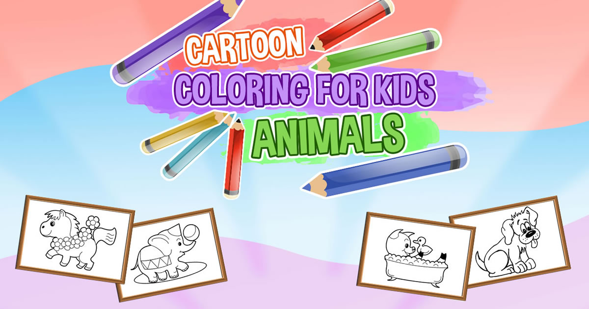 Cartoon Coloring for Kids – Animals