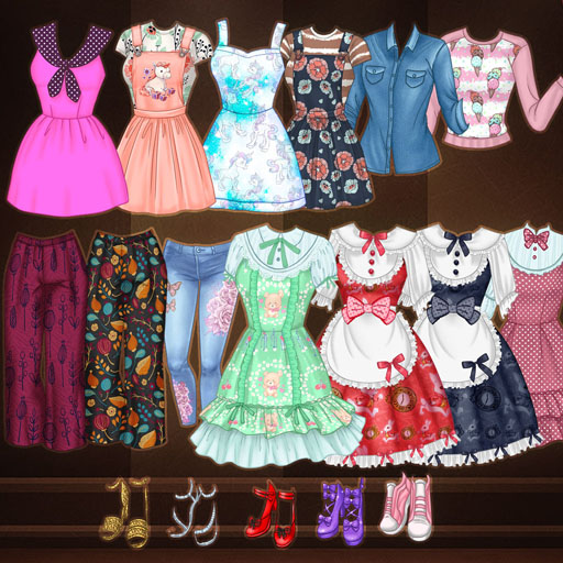 High School Anime Öltöztetős