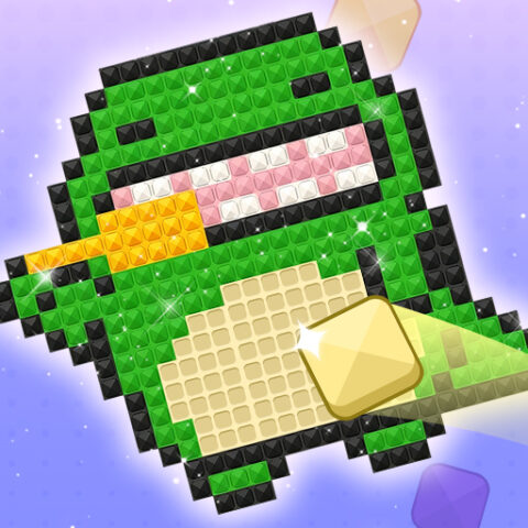 Jewels Coloring Puzzle