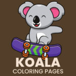 Halaman Mewarnai Koala