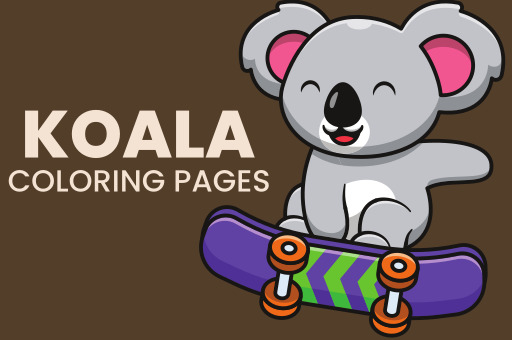 Hình ảnh Koala Coloring Pages
