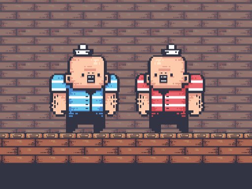 Piratas rojos y azules para 2 jugadores