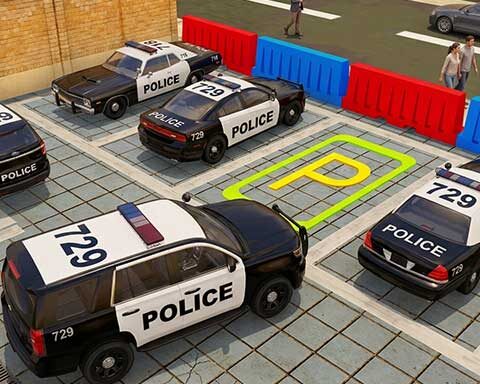 3D Police Car Parking