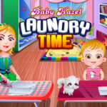 Hora de lavar la ropa de Baby Hazel