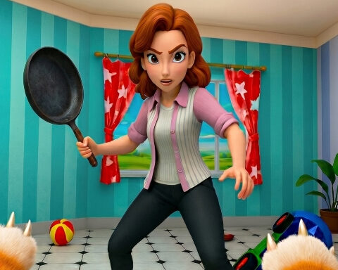 Bad Cat Prankster   Moms Return