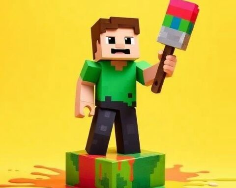 BTS Minecraft Coloring Time