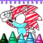 Libro para colorear de Sonic de BTS