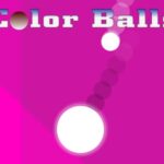 Bolas que caen de colores