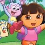 Dora Finde eine versteckte Karte