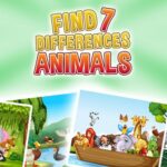 Finden Sie 7 Unterschiede – Tiere