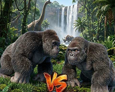 Gorilla Monster Fight