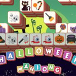 Halloween-Mahjong-Fliesen