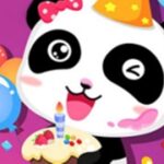 Alles Gute zum Geburtstagsparty mit Baby-Panda