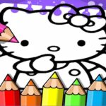 Libro Para Colorear De Hello Kitty
