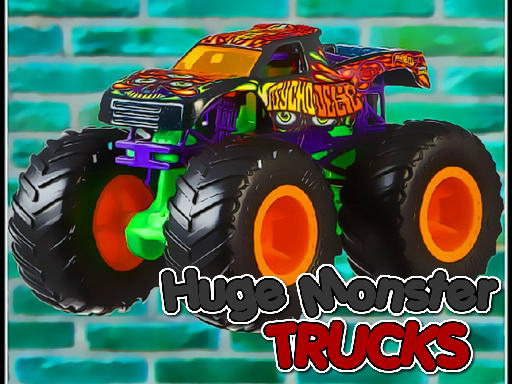 Riesige Monstertrucks