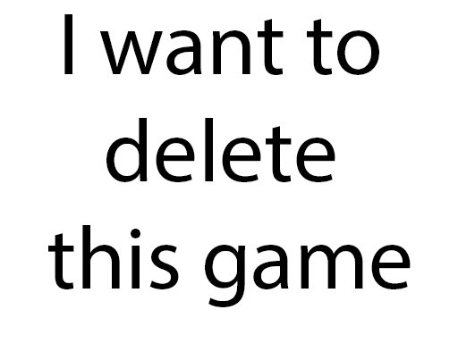 quiero borrar este juego
