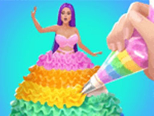 Icing On Doll Cake – Creative Bakery