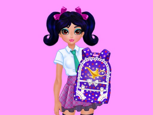 Jasmine y Elsa – Concurso de diseño de mochilas escolares