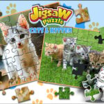 Puzzle Jigsaw Kucing & Anak Kucing