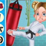 Karate-Mädchen-gegen-Schul-Bully-Spiel