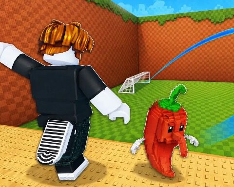 Kick a Lucky Block: Tsunami Football