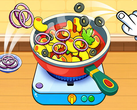 Kids Kitchen Cozy Cooking