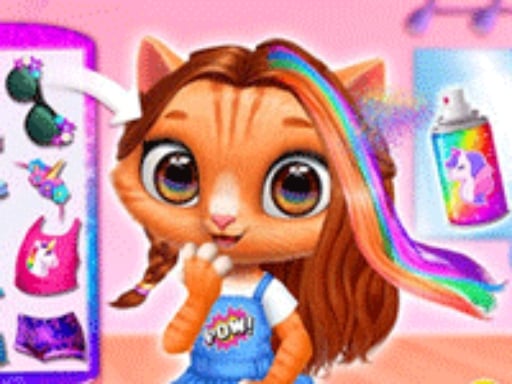 Kitty Animal Hair Salon – Fashion Hair Stylist