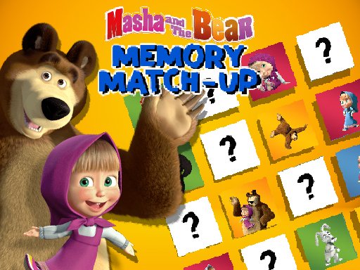 Mascha und der Bär Memory Match Up