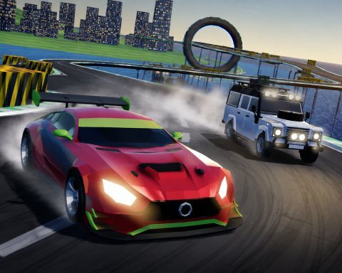 Mega Ramp Stunt Racing 3D