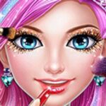 Meerjungfrau-Make-up-Salon