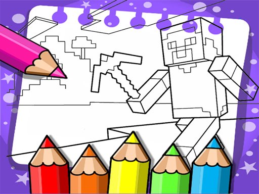 Minecraft Coloring Book - Y8 Games
