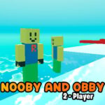 Nooby y Obby 2 jugadores