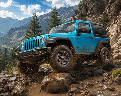 Offroad Mountain Jeep Challenge