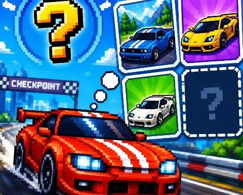Pixel Car Memory Quest