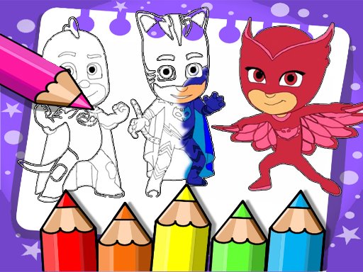 Download PJ Masks Coloring Book - Y8 Games