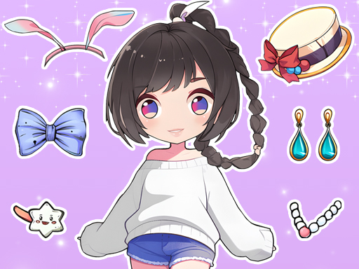 Công chúa búp bê ăn mặc đẹp