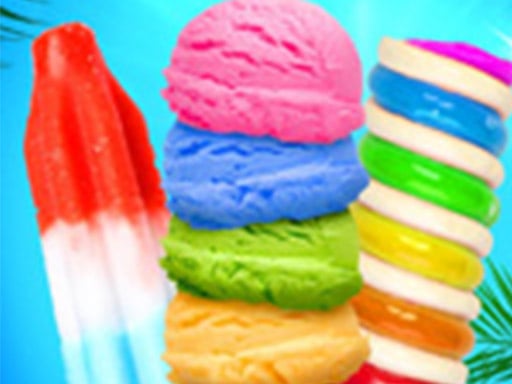 Rainbow Ice Cream And Popsicles – Icy Dessert Make