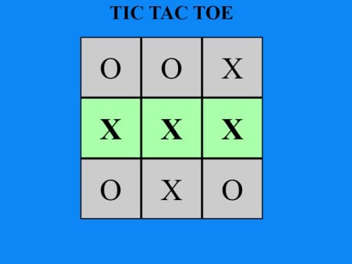 Egyszerű Tic Tac Toe