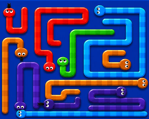 Snake Out Puzzle Game