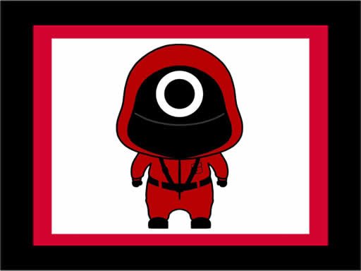 Halaman Mewarnai Permainan Cumi