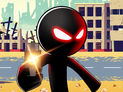 Stickman asesino armado 3D