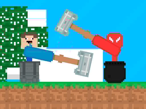 Stickman vs Noob Hammer
