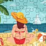 Sommer-Strand-Puzzle