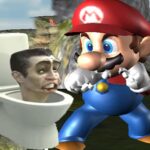 Super Spy Mario VS Skibidi WC