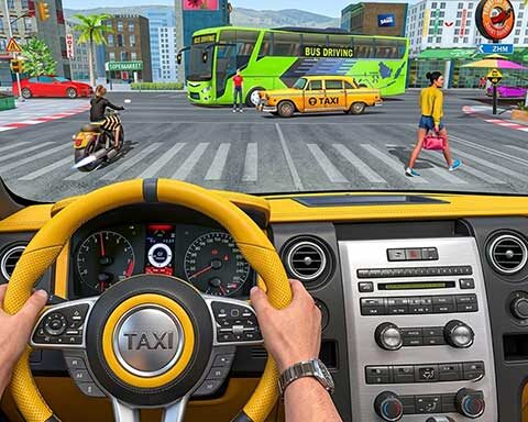 Taxi Parking Driving
