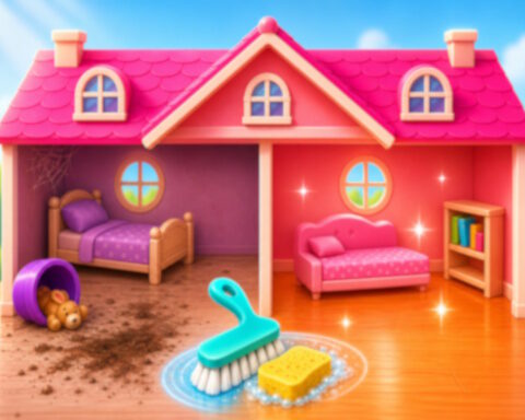 Tidy Up the Dollhouse