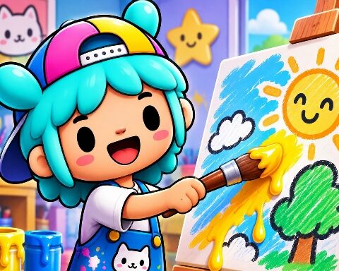 Toca Coloring Book